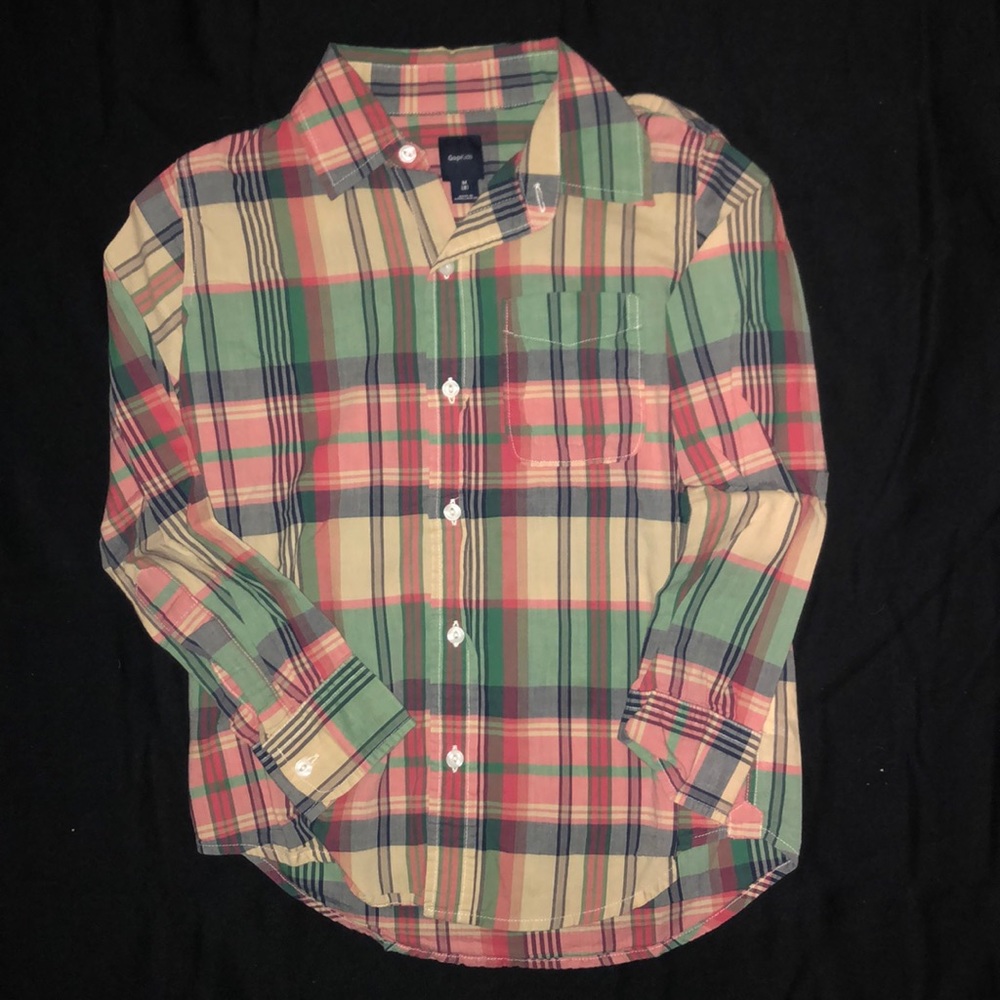 Boys plaid shirt